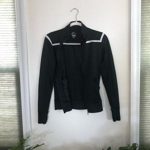 Nike Black Dri Fit Size XS Zip Up Sweater